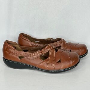 Clarks Collection Shoes Ashland Spin Q Mary Jane Cushion‎ Comfort Shoe Sz 8